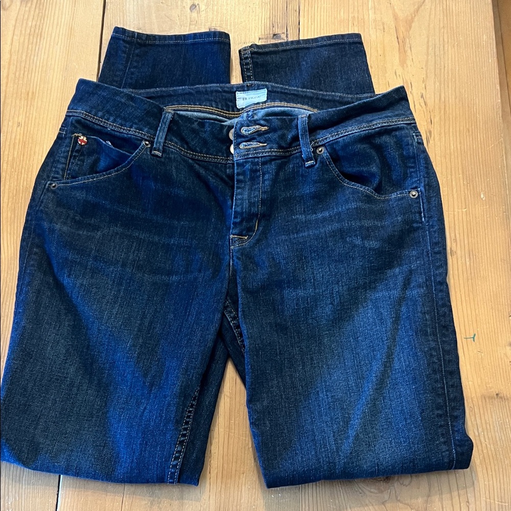 Hudson Jeans Women's Straight-Leg Dark Indigo Denim